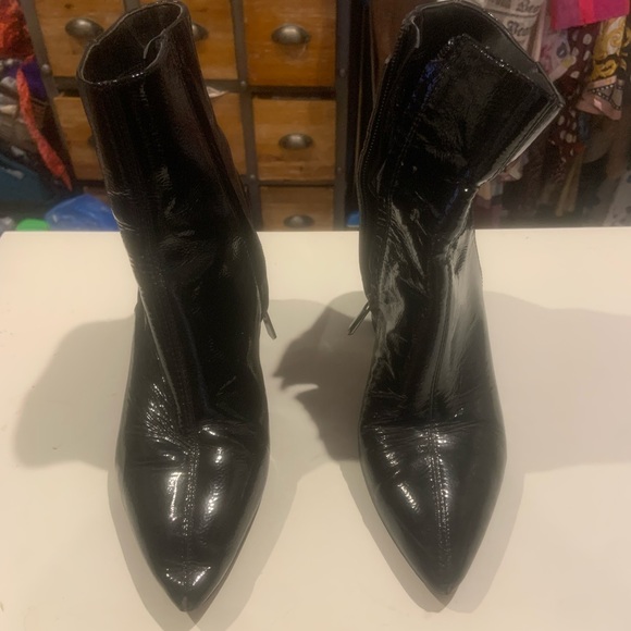 Sam Edelman patent leather booties - Picture 1 of 13